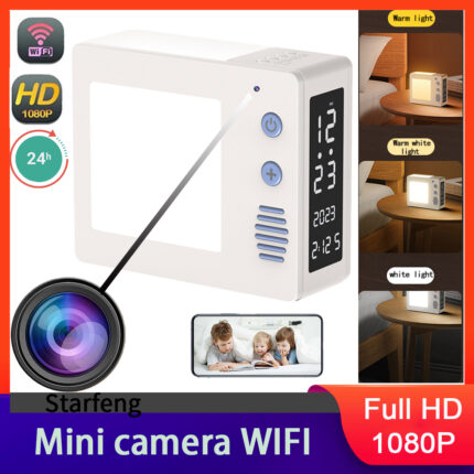 HD Mini Camera Home Store Battery Camera 1080P WIFI Remote Mobile Viewing Multi functional LED Induction Lighti 24-hour record