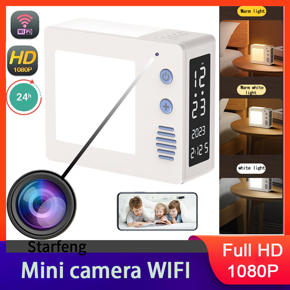 HD Mini Camera Home Store Battery Camera 1080P WIFI Remote Mobile Viewing Multi functional LED Induction Lighti 24-hour record