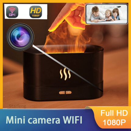 4K Mini Camera Full HD 1080P WiFi Camera Mist humidifier Home Monitoring IR Night View DVR Monitoring Video Motion detection
