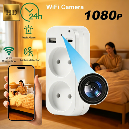 4K Mini Camera European standard USB type-c socket HD1080P WiFi Camera Home Control IR Night View Monitorin Video Mobile video recording Real time of cloud storage